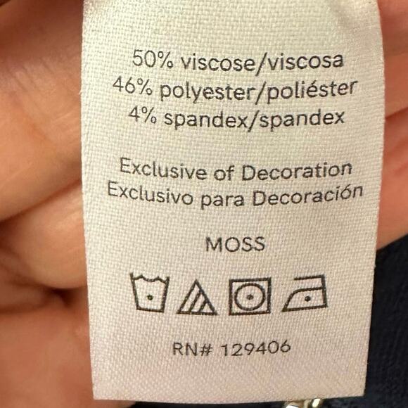 EUC, Venus Women’s Sz Lg Full Length 1/4 Zip Up Romper w/2 Deep Pockets, V569 - Picture 12 of 13